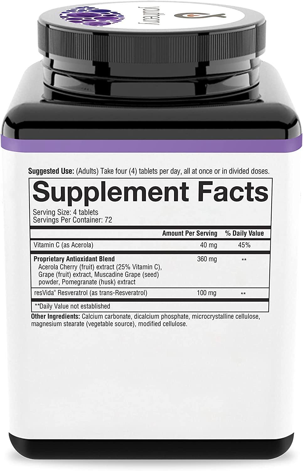 Resveratrol Advanced - 290 Tablets by youtheory