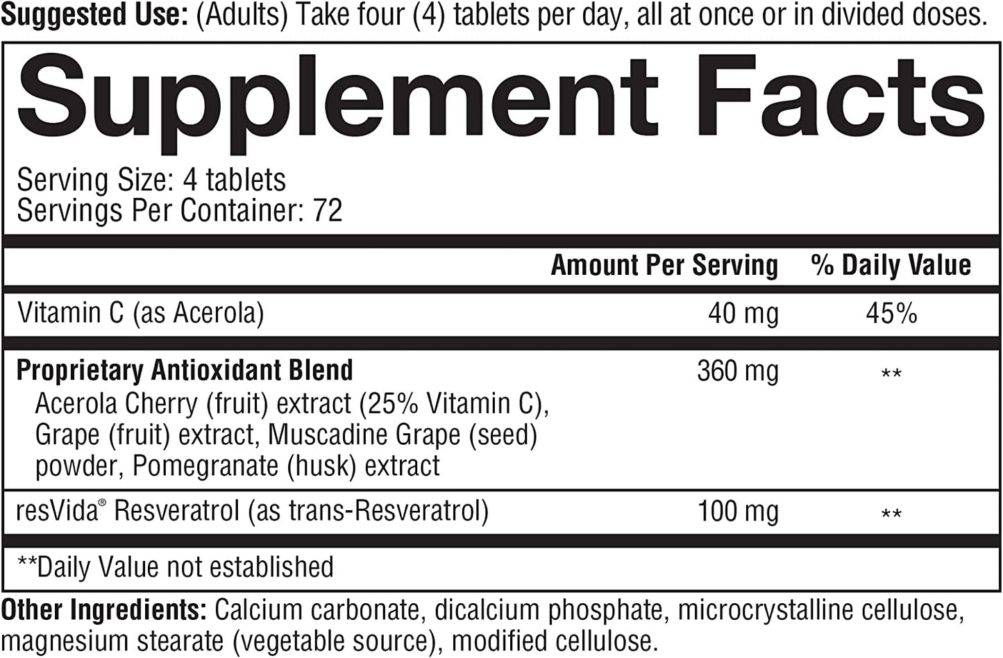 Resveratrol Advanced - 290 Tablets by youtheory