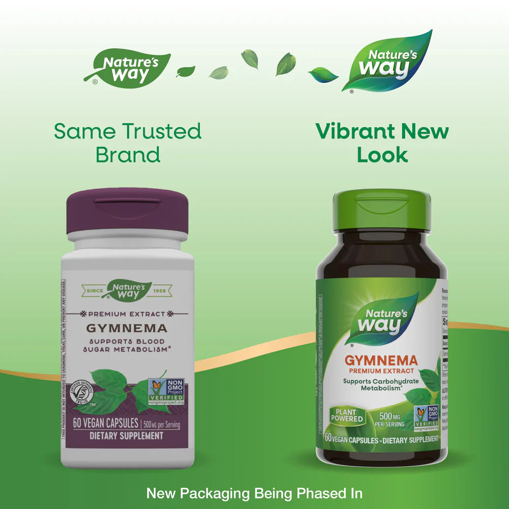 Gymnema Standardized 60 Veg Capsules by Nature's Way