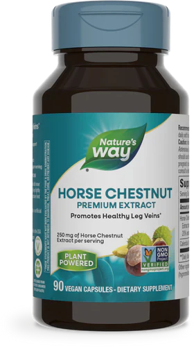 Horse Chestnut Standardized 90 Vegetarian Capsules