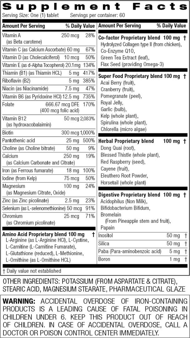 Women's Wellness 60 Tablets
