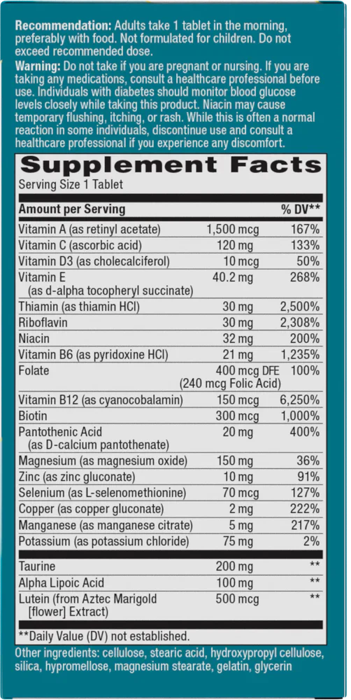 Alpha Betic Multivitamin 30 Tablets