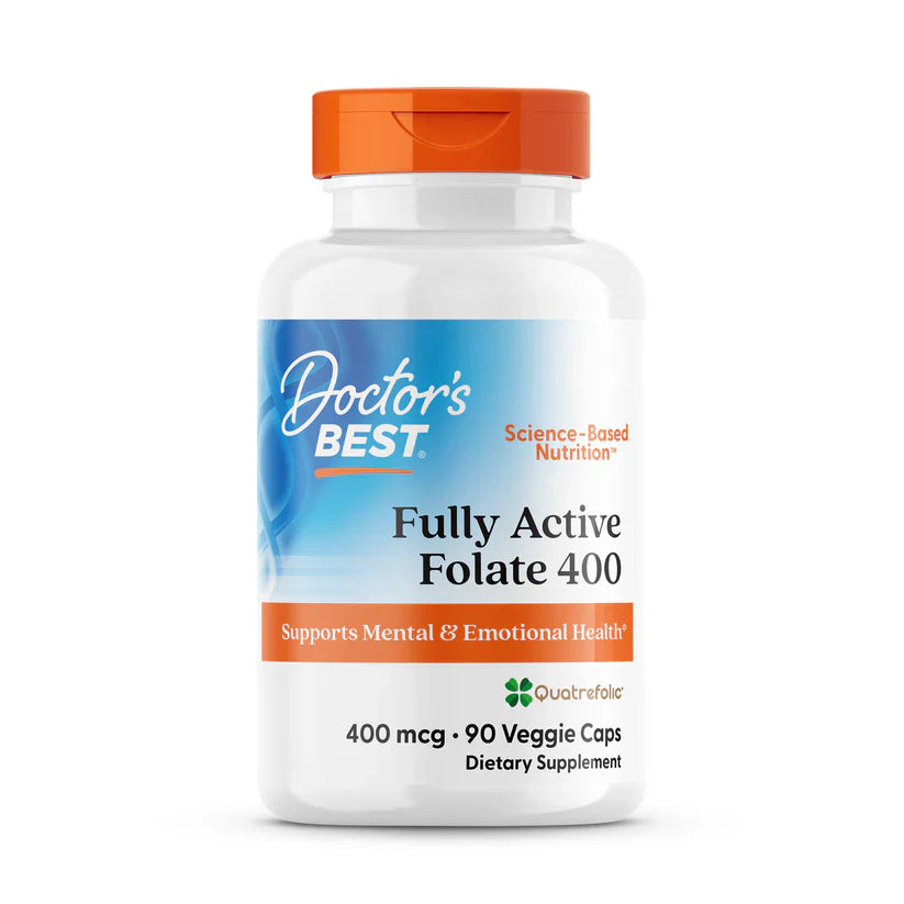 Fully Active Folate 400 mcg 90 Veggie Caps