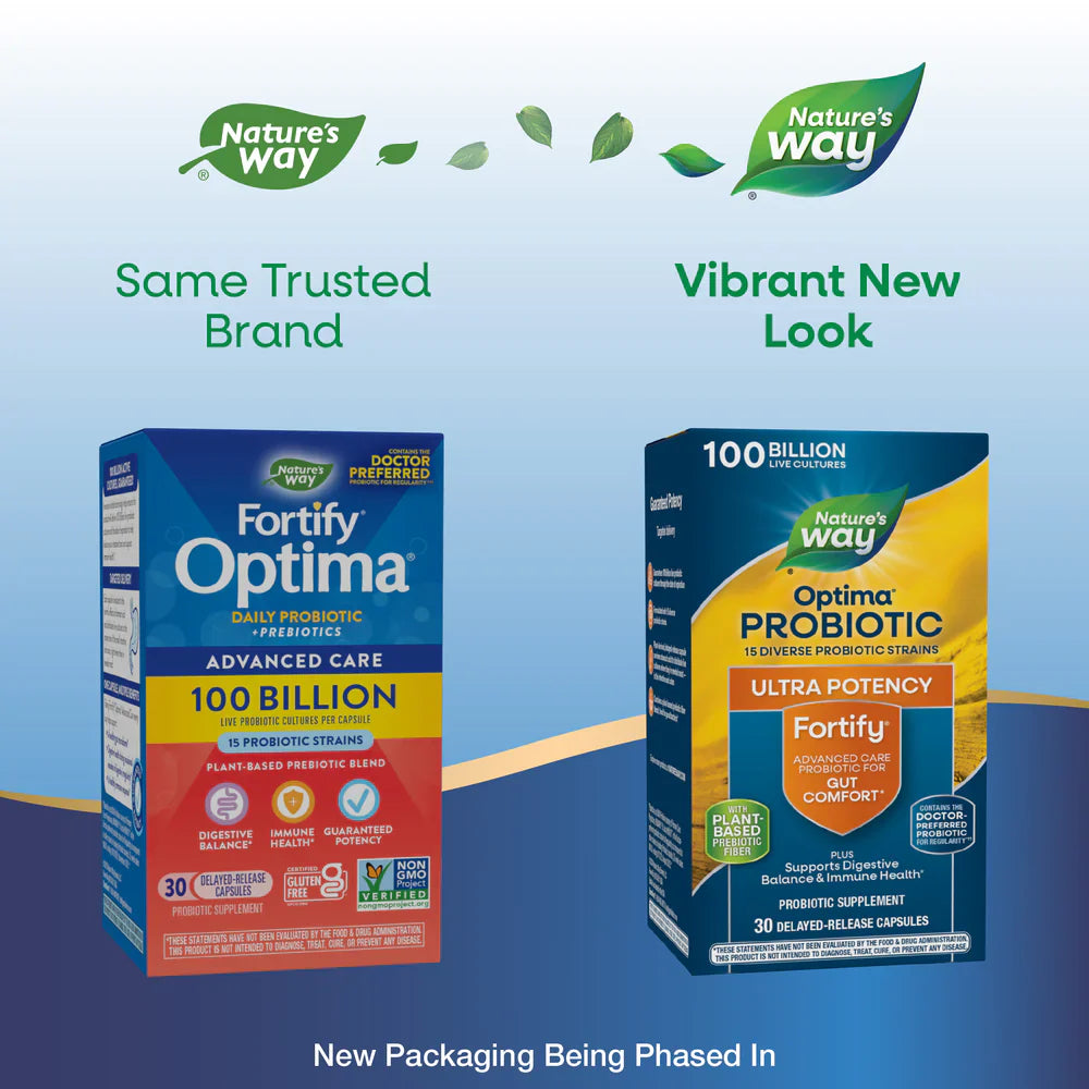 Fortify Optima Ultra Potency Probiotic 30 Delayed-release Capsules by Nature's Way