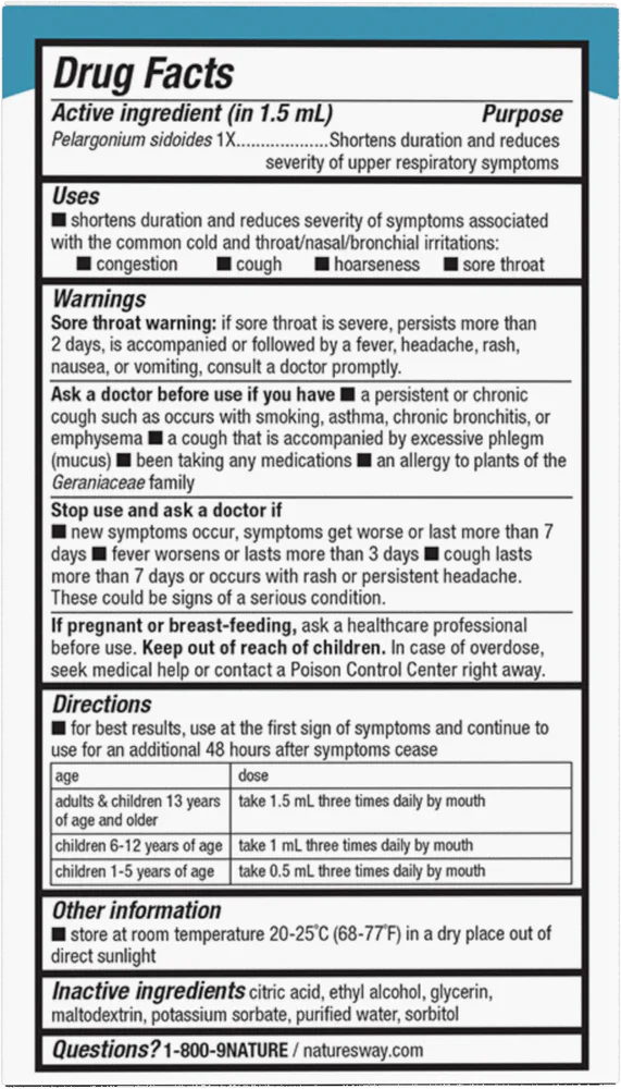 Umcka ColdCare Alcohol-Free Drops 2 fl oz (60 ml)