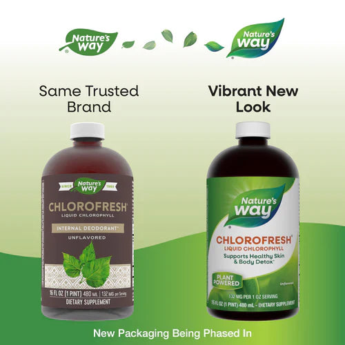 Chlorofresh Liquid Chlorophyll Unflavored 16 fl oz (473.1 ml) by Nature's Way