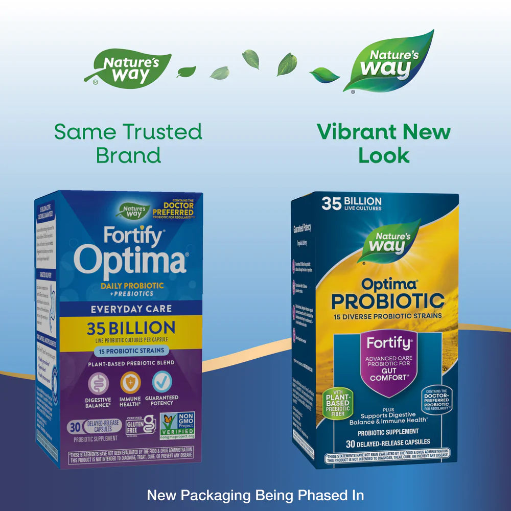 Optima® Probiotic, Fortify® 35 Billion, 30 Delayed-Release Capsules by Nature's Way
