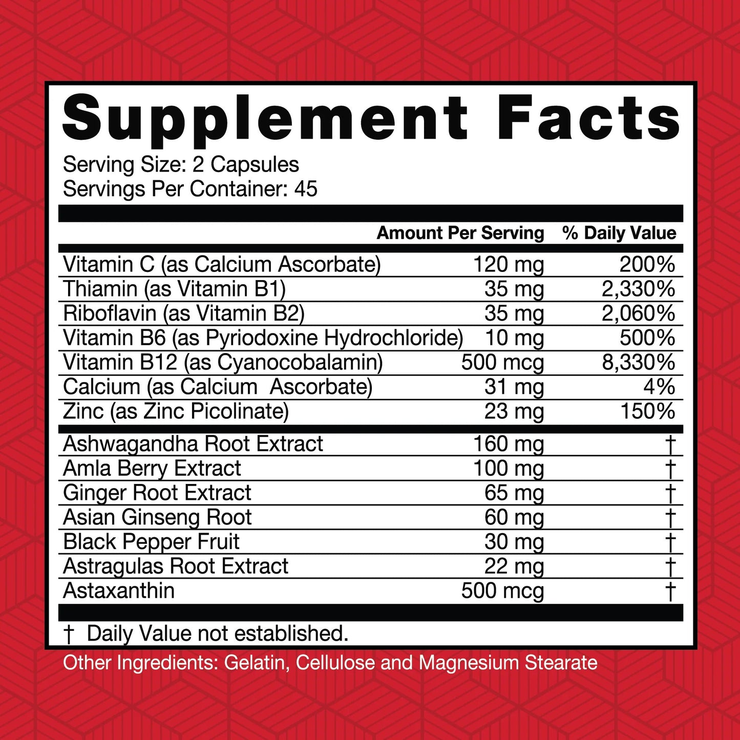 Adrenal Support 90 Capsules, by Health Plus