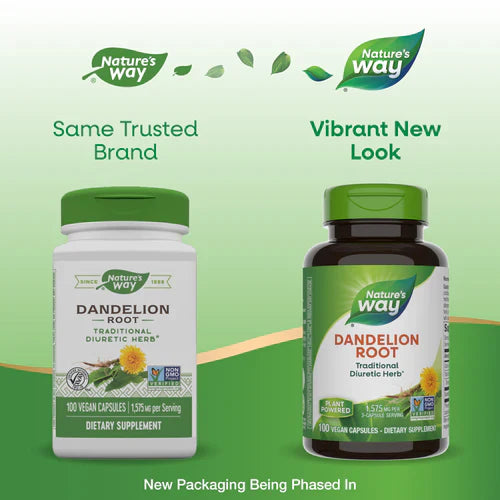Dandelion Root 525 mg 100 Vcaps by Nature's Way