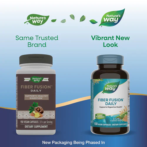 Fiber Fusion Daily 150 Vegan Capsules by Nature's Way