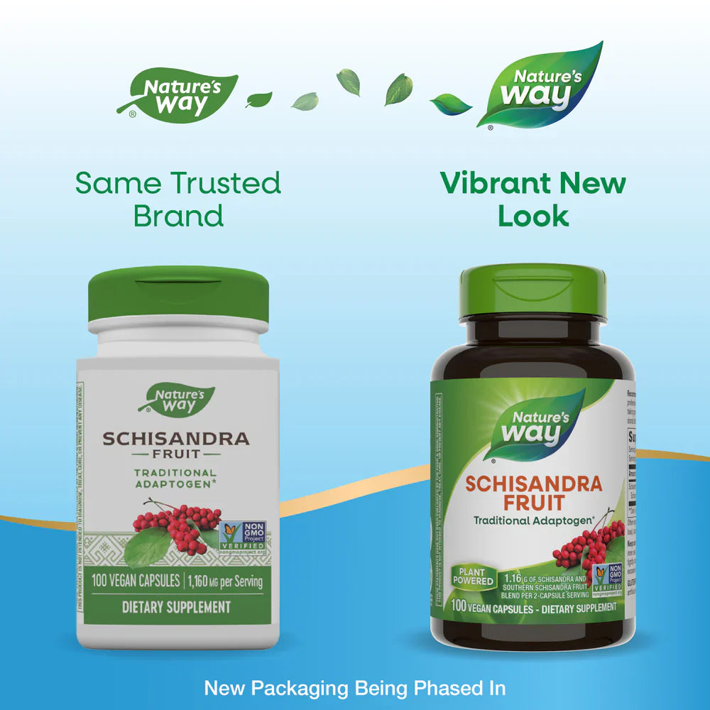 Schisandra Fruit 580 mg 100 Vegetarian Capsules by Nature's Way