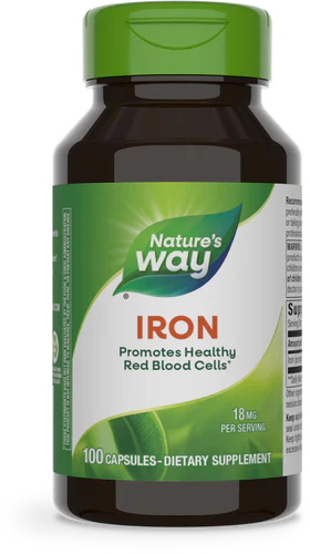 Iron 18 mg 100 Capsules by Nature's Way