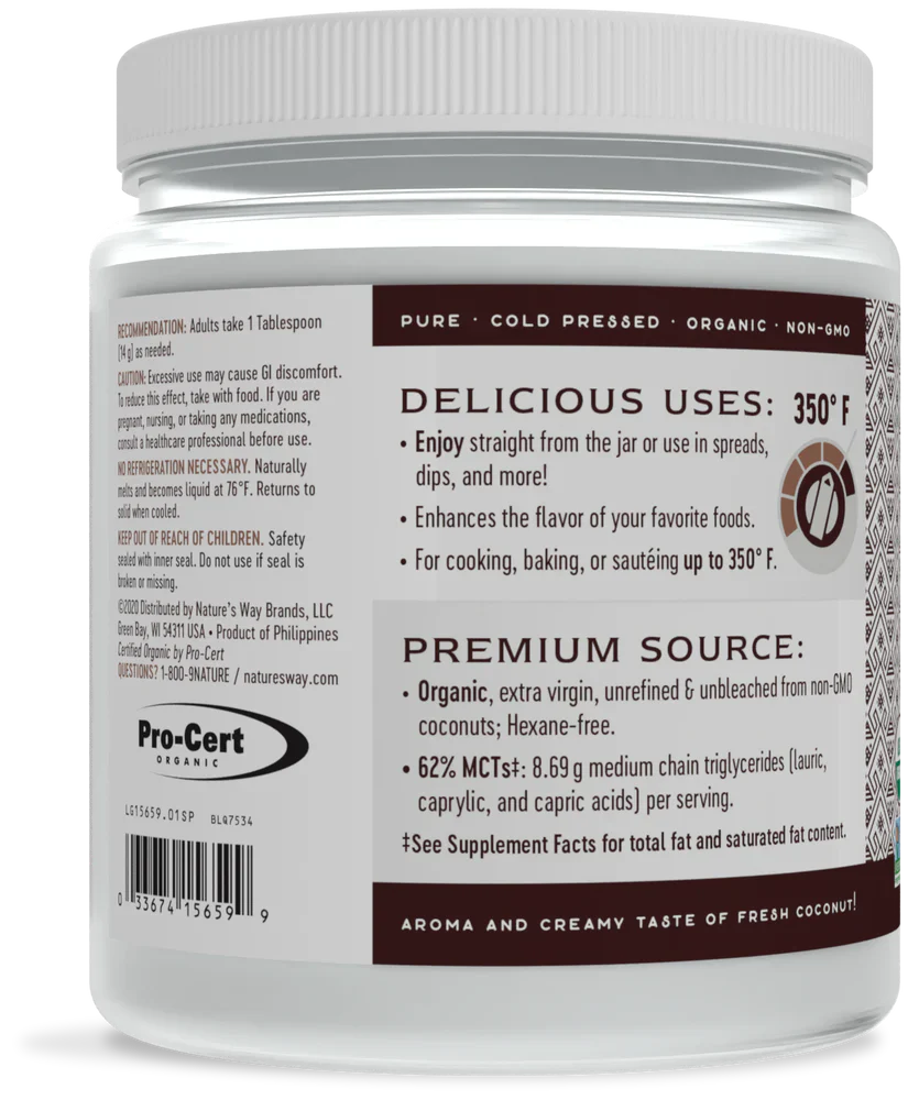 Coconut Oil Extra Virgin 32 oz (907 g)