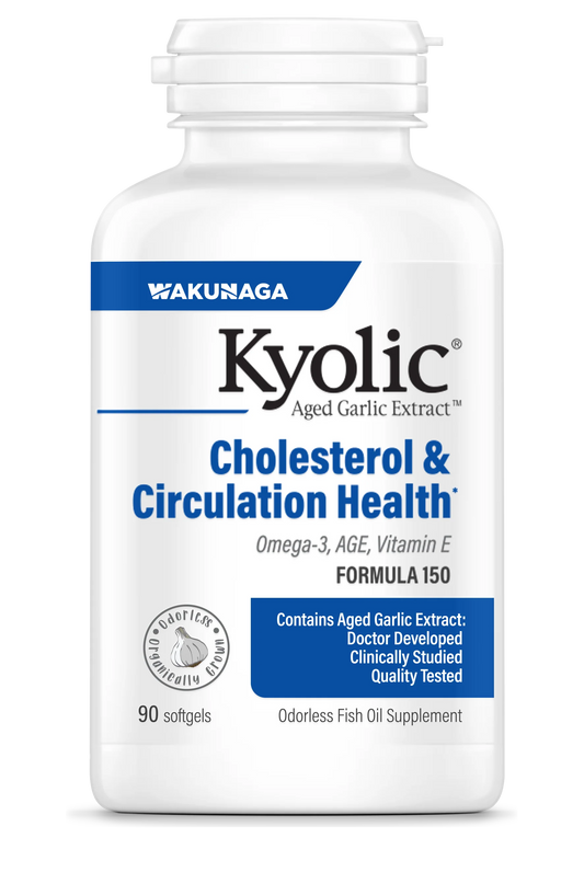 Kyolic® Aged Garlic Extract™ Cholesterol & Circulation Health 90 Softgels