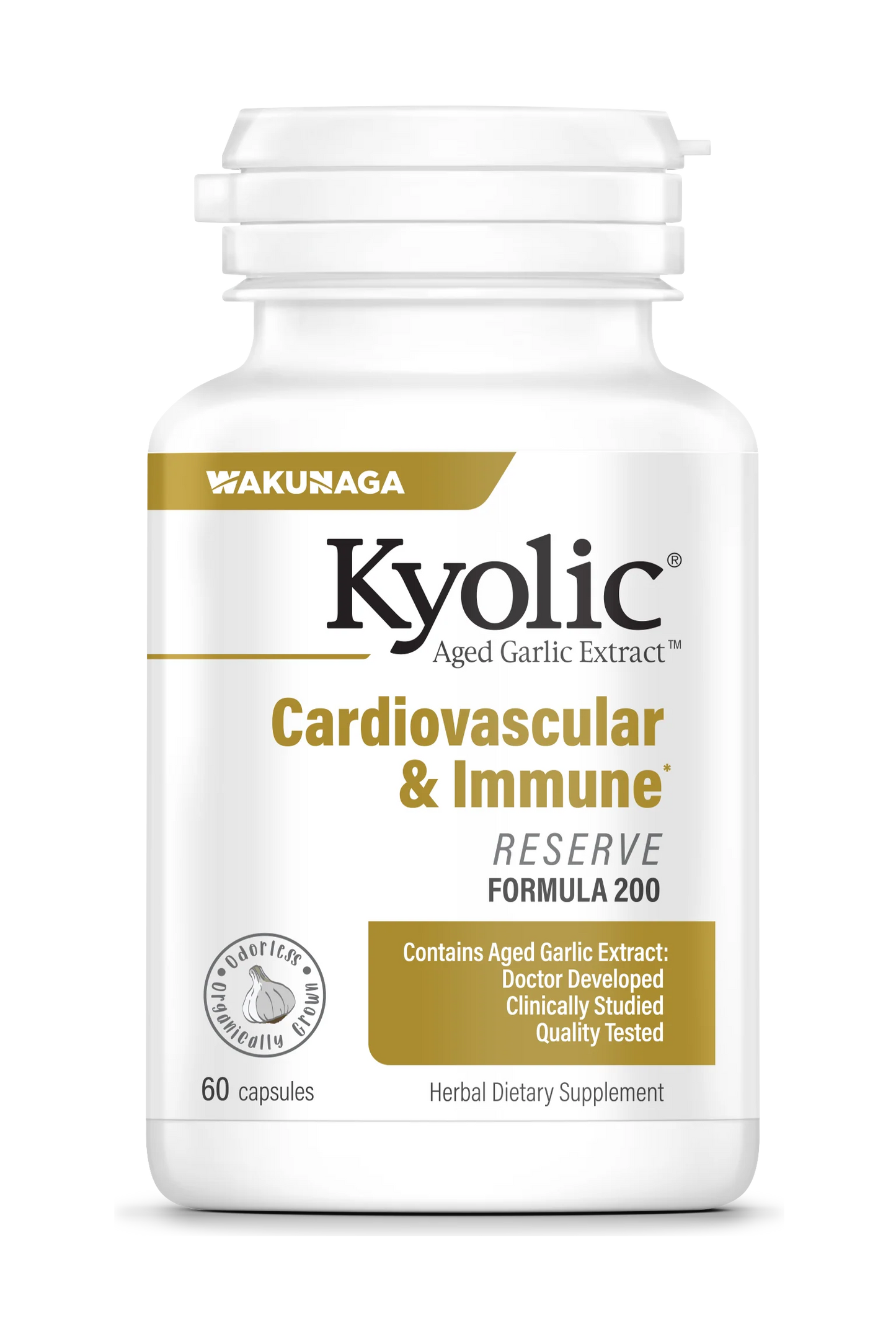 Aged Garlic Extract Reserve Cardiovascular 600 mg 60 Capsules