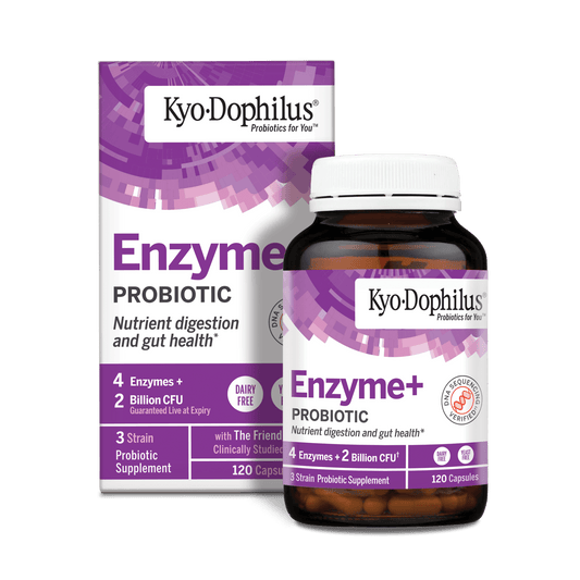 Kyo-Dophilus Probiotics Plus Enzymes 120 Capsules
