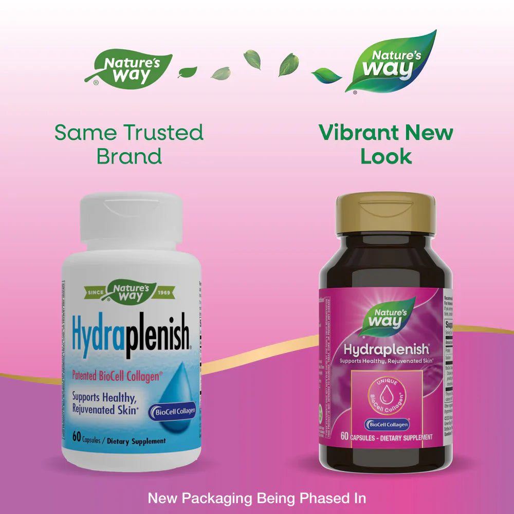 Hydraplenish, Patented BioCell Collagen, 60 Capsules by Nature's Way