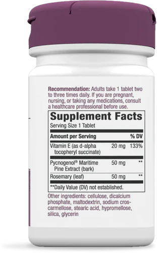 Pycnogenol, 50 mg, 30 Vegan Tablets by Nature's Way