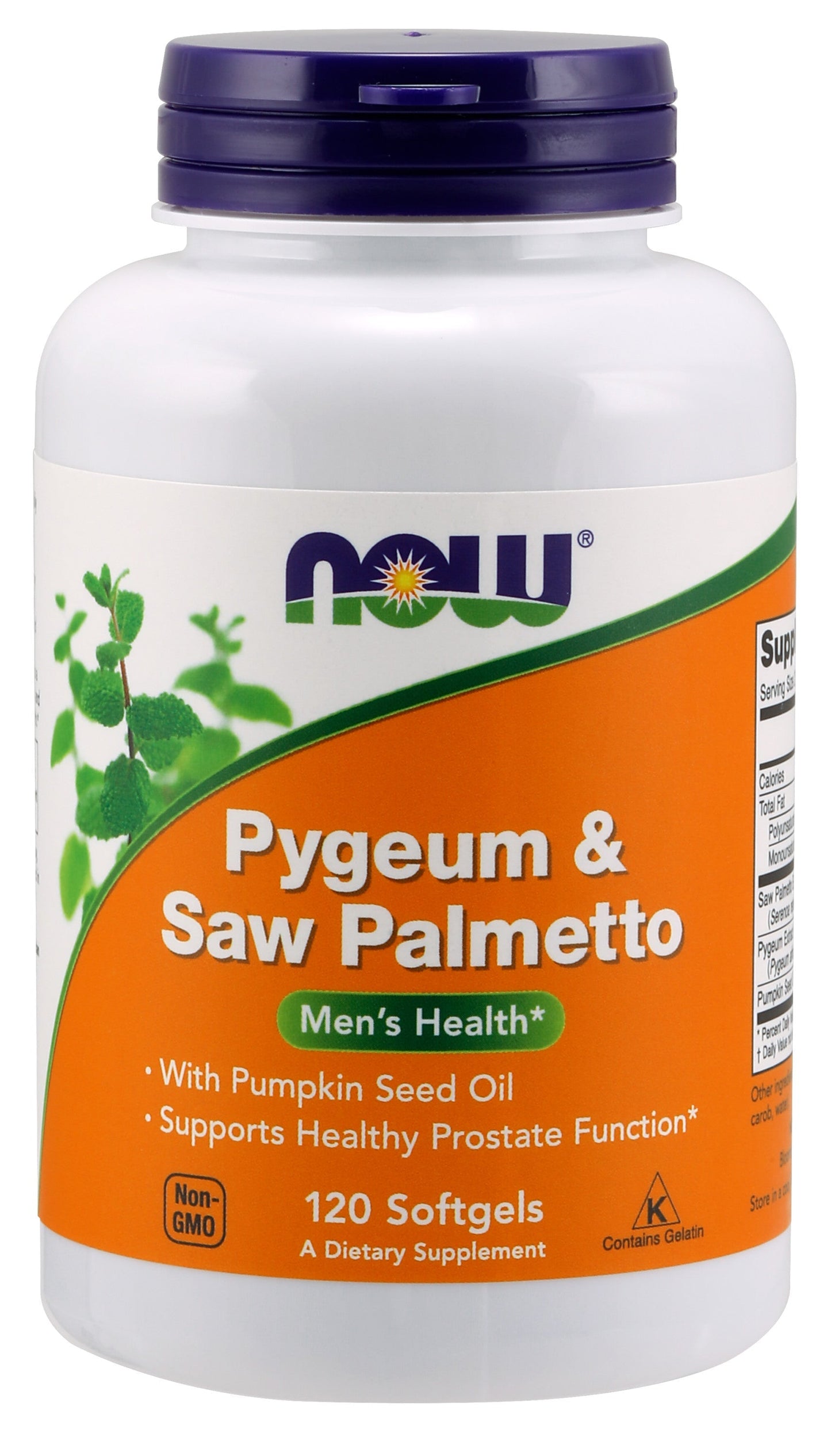 Pygeum & Saw Palmetto 120 Sgels by NOW - 2 pack