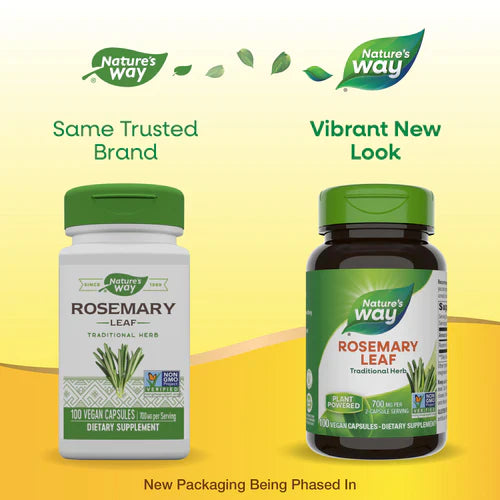 Rosemary Leaf 100 Vegan Capsules by Nature's Way