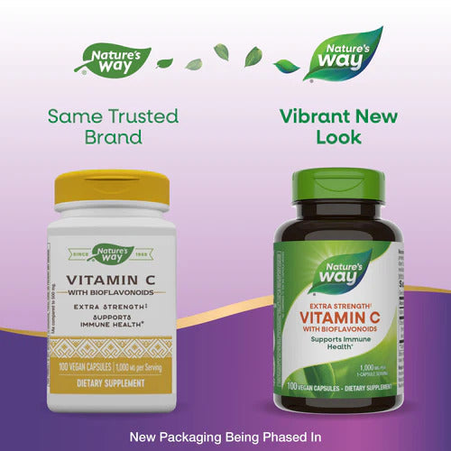 Vitamin C with Bioflavonoids Extra Strength 1000 mg 250 Veg Capsules by Nature's Way