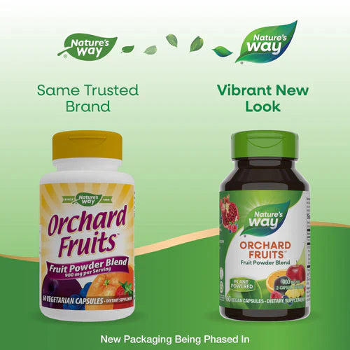 Orchard Fruits 60 Vegetarian Capsules by Nature's Way
