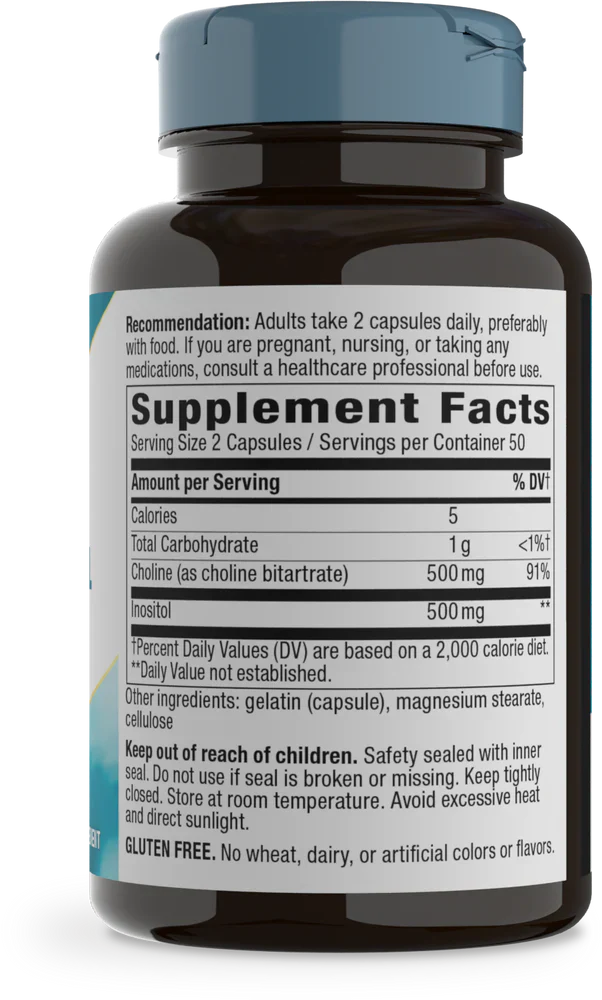 Choline & Inositol 100 Capsules by Nature's Way