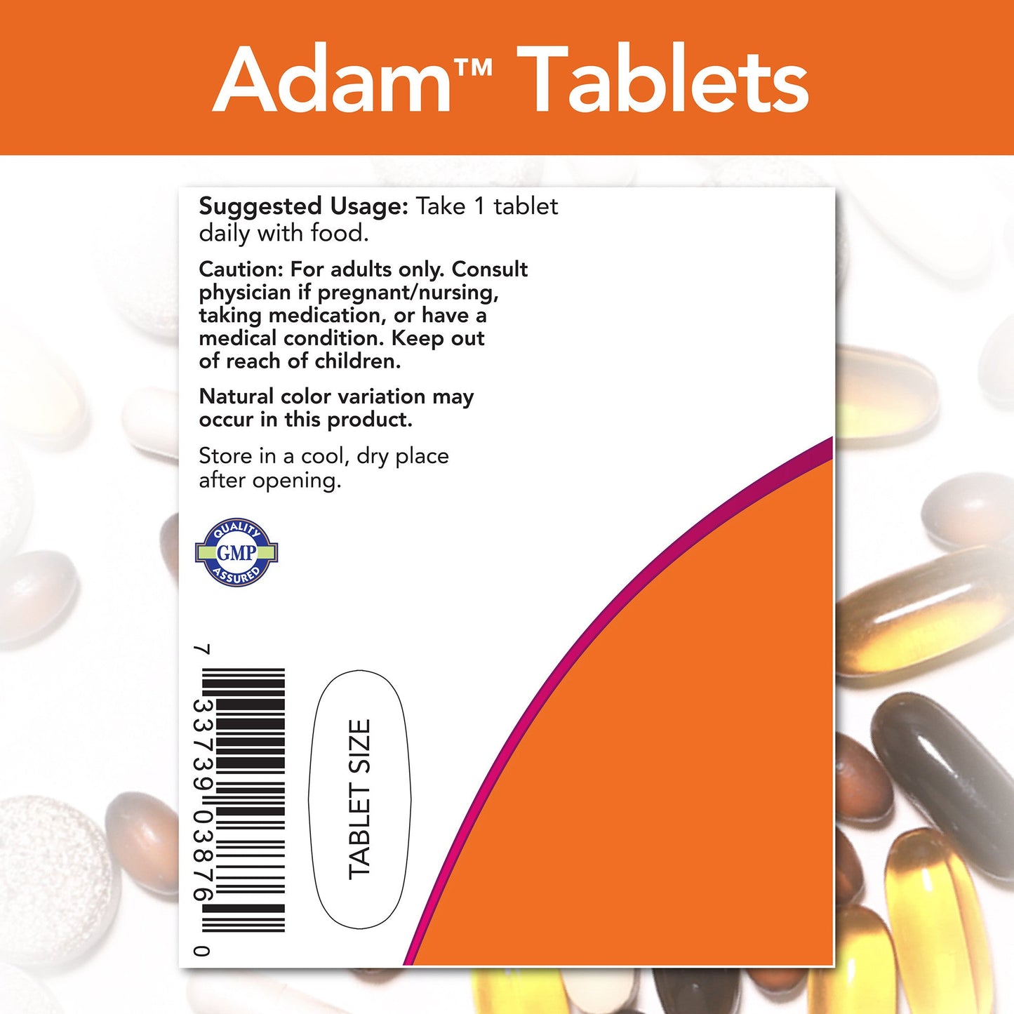 ADAM Superior Men's Multi 120 Tablets