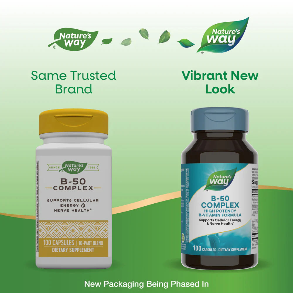 B-50 Complex 100 Capsules by Nature's Way