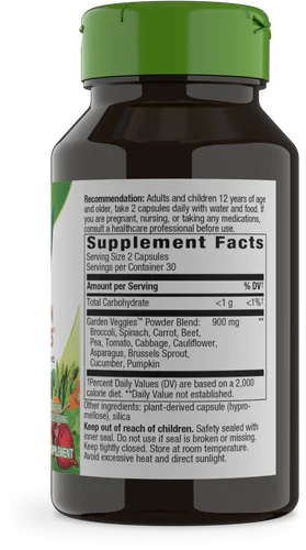 Garden Veggies 60 Vegetarian Capsules by Nature's Way