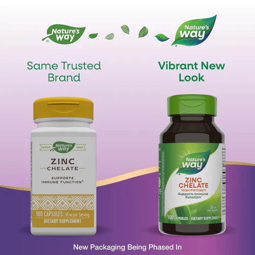 Zinc Chelate 30 mg 100 Capsules