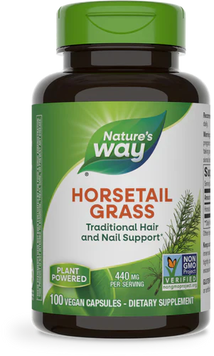 Horsetail Grass 440 mg 100 Vegetarian Capsules by Nature's Way