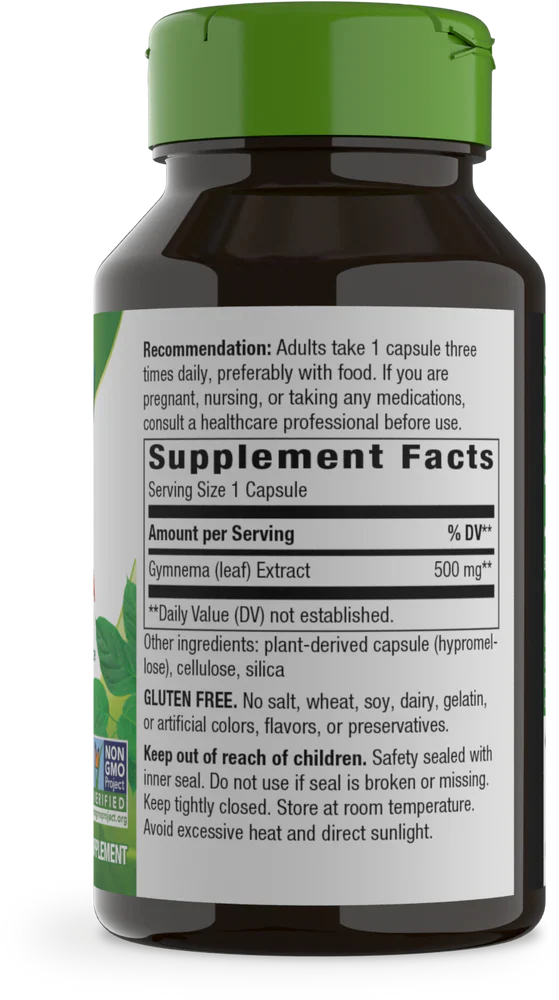 Gymnema Standardized 60 Veg Capsules by Nature's Way