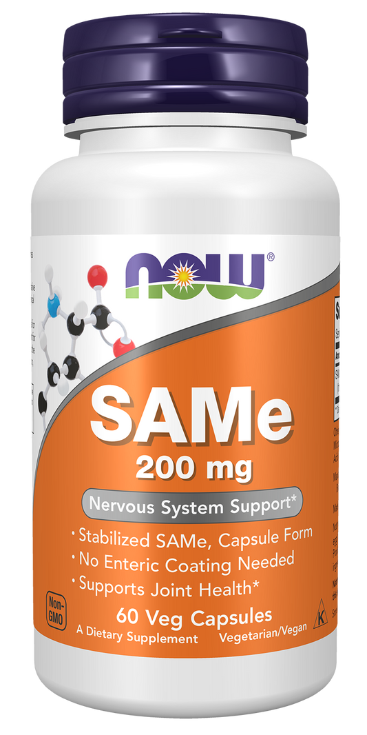 SAMe (Disulfate Tosylate) 200 mg 60 Veg Capsules by NOW