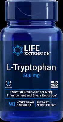 L-Tryptophan 500 mg 90 Vegetarian Capsules