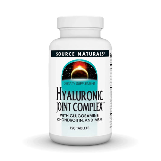 Hyaluronic Joint Complex™ with Glucosamine, Chondroitin, and MSM 120 Tablets by Source Naturals
