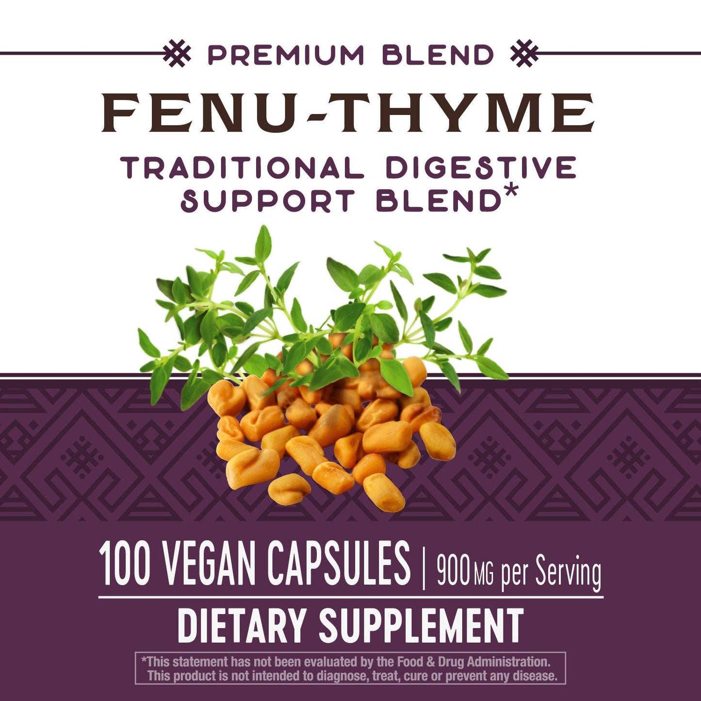 Fenu-Thyme 450 mg 100 Vegetarian Capsules by Nature's Way best price