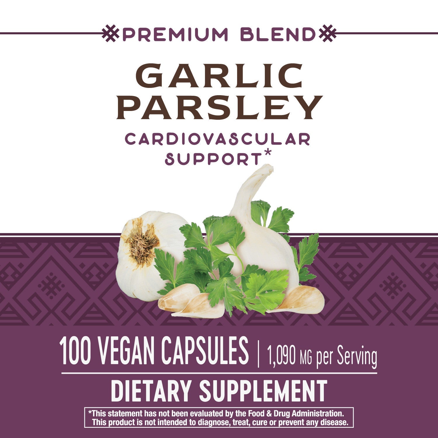 Garlic Parsley 545 mg 100 Vegetarian Capsules by Nature's Way best price