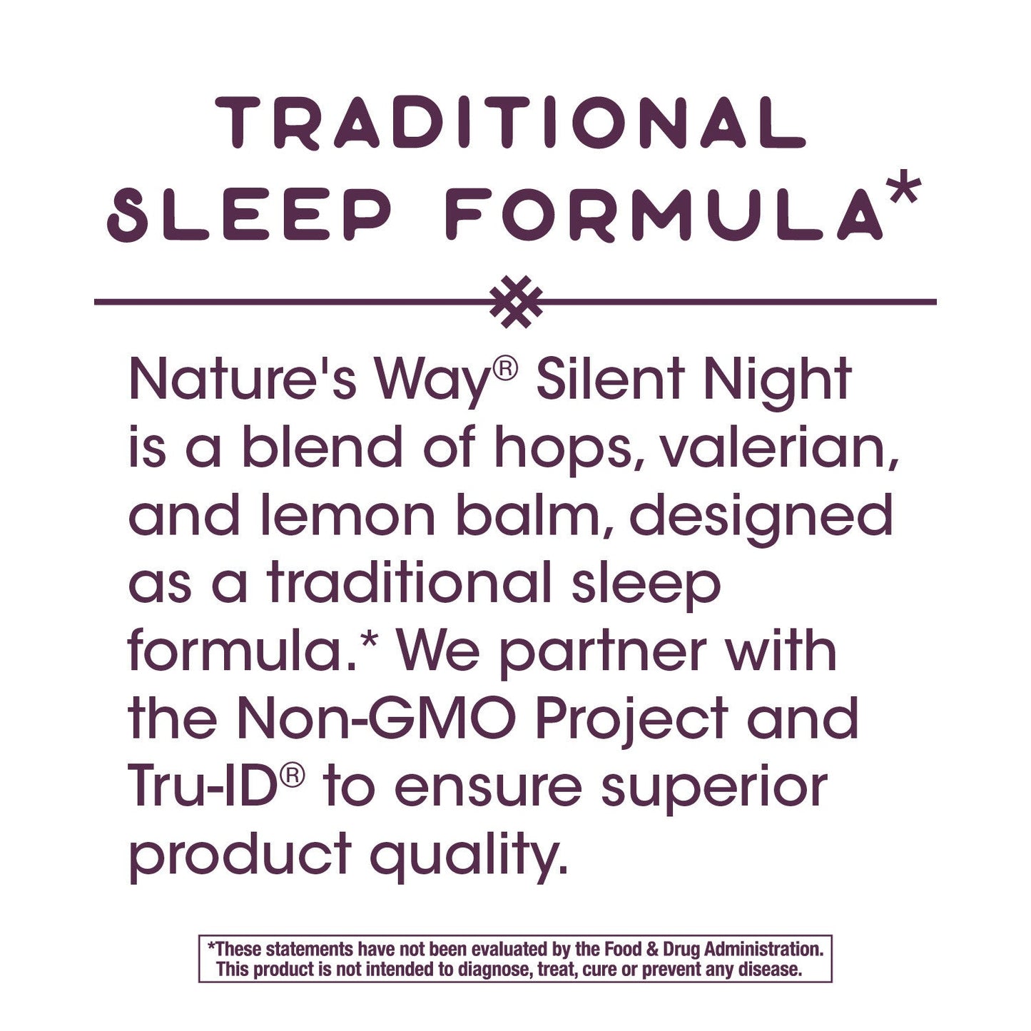 Silent Night Sleep Formula 440 mg 100 Vegetarian Capsules by Nature's Way best price