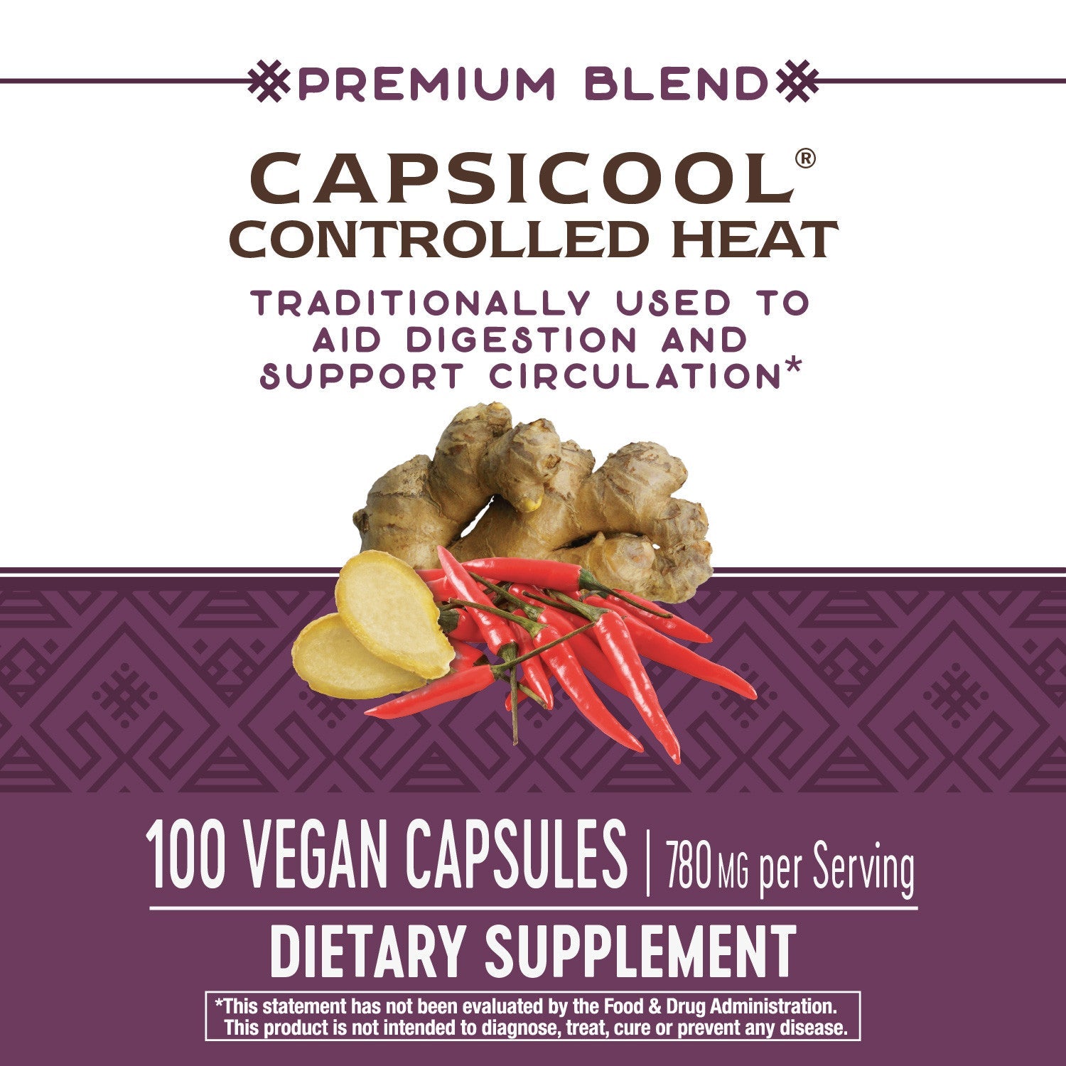 CapsiCool Controlled Heat 390 mg 100 Vege Capsules by Nature's Way best price