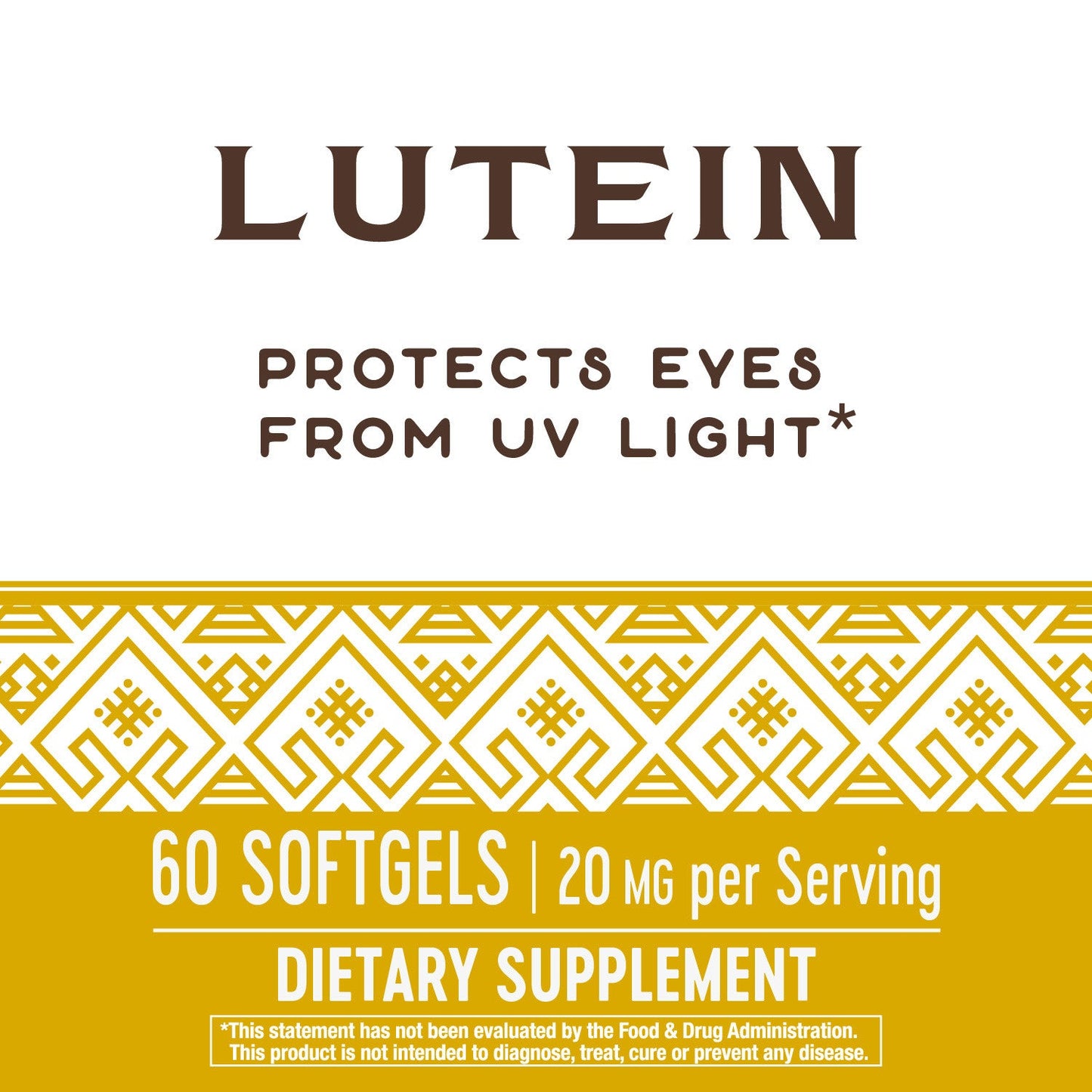 Lutein 20 mg 60 Softgels by Nature's Way best price