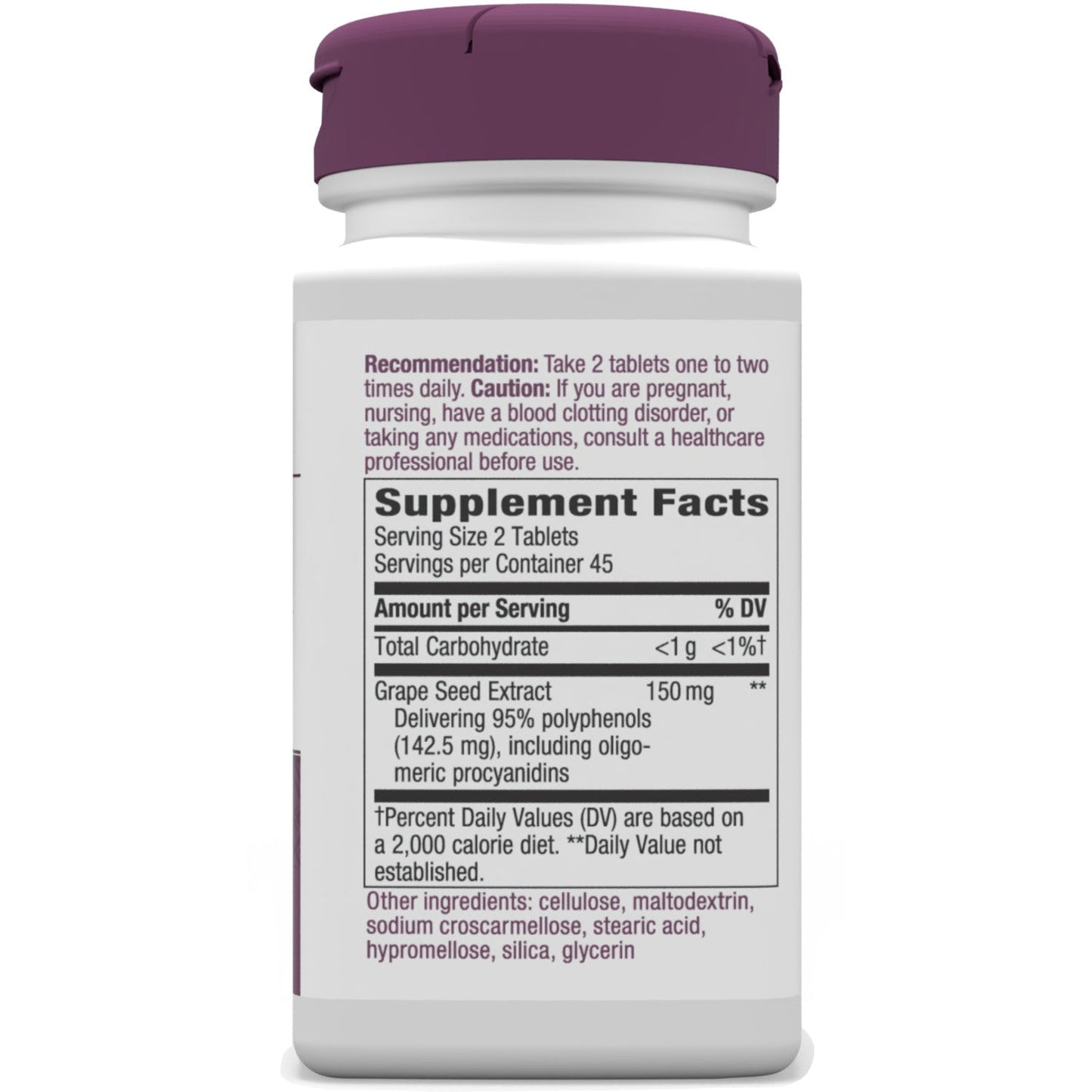 Masquelier's Tru-OPCs 75 mg 90 Tablets by Nature's Way best price