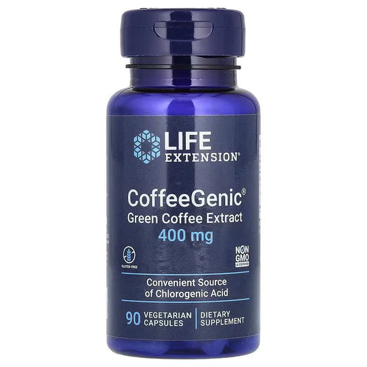 CoffeeGenic Green Coffee Extract 400 mg 90 Vegetarian Capsules