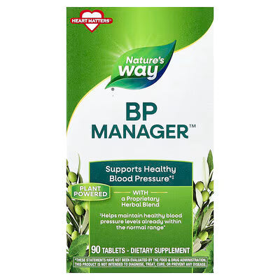 BP Manager 90 Tablets by Nature's Way