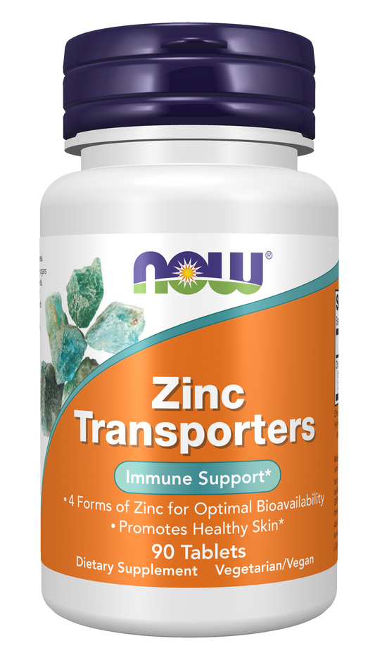 Zinc Transporters - 90 Tablets by NOW