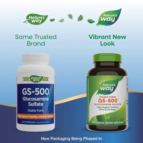 GS-500 Glucosamine Sulfate 240 Veg Capsules