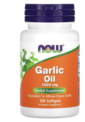 Garlic Oil, 1,500 mg, 100 Softgels- by Now- 2 PACK
