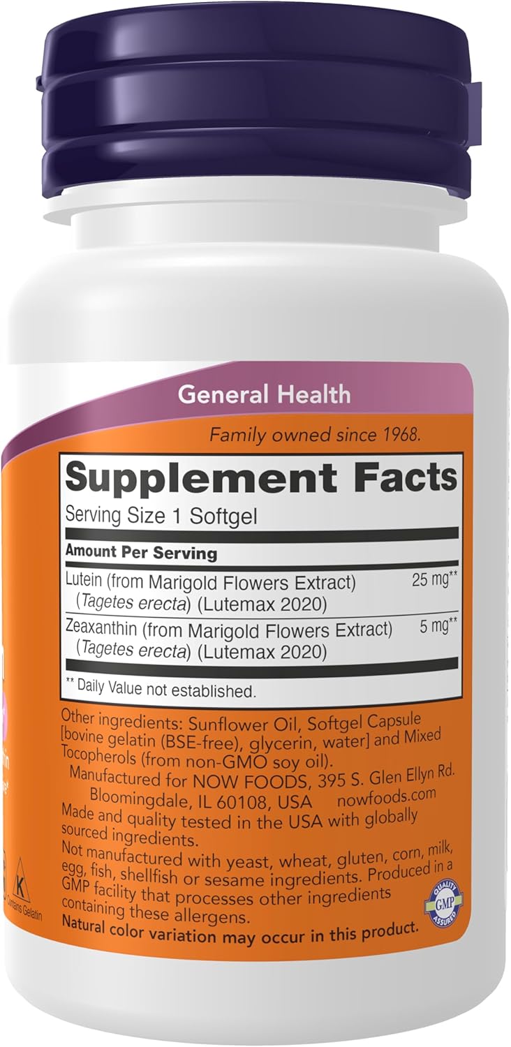 Lutein & Zeaxanthin - 120 Softgels by NOW