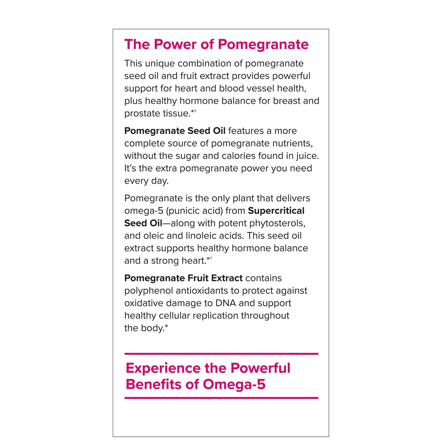 Terry Naturally Pomegranate Seed Oil (PomXtra) 60 Softgels