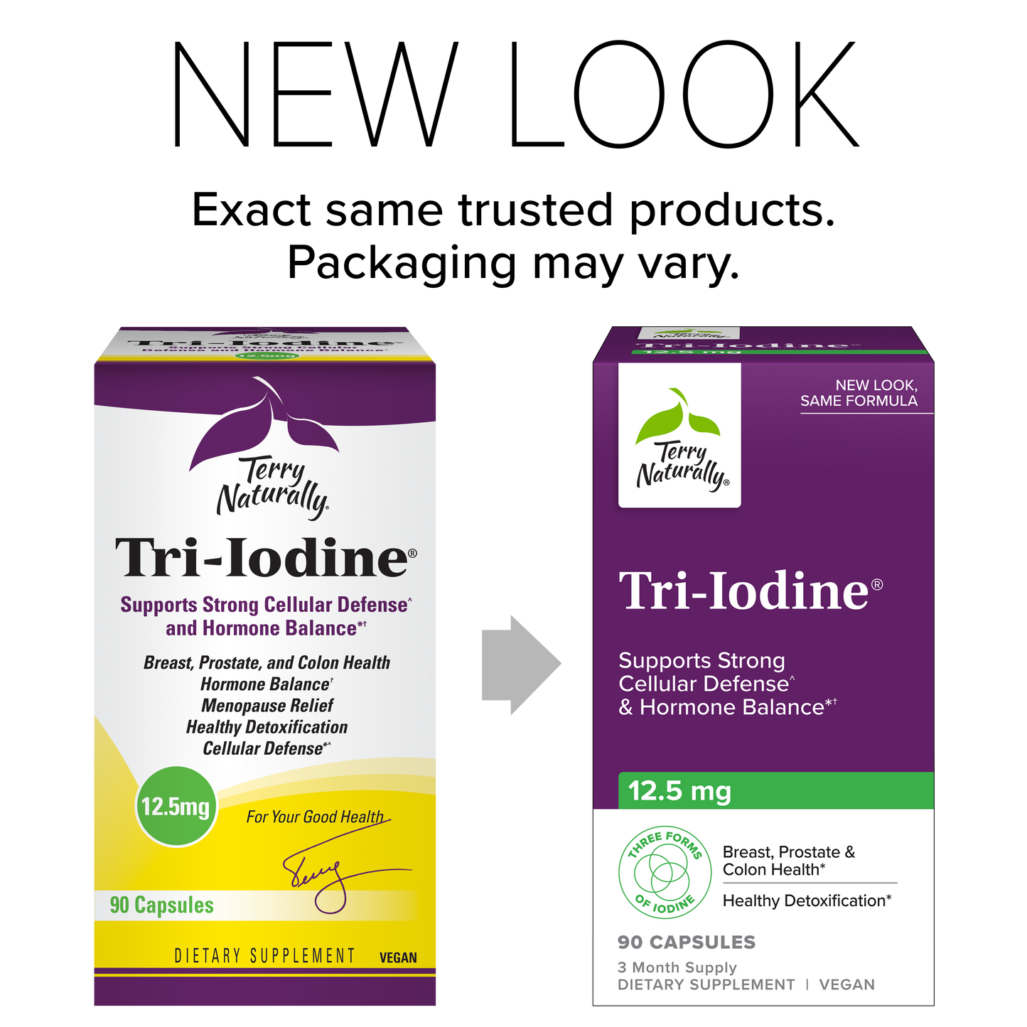 Terry Naturally Tri-Iodine 12.5 mg 90 Capsules